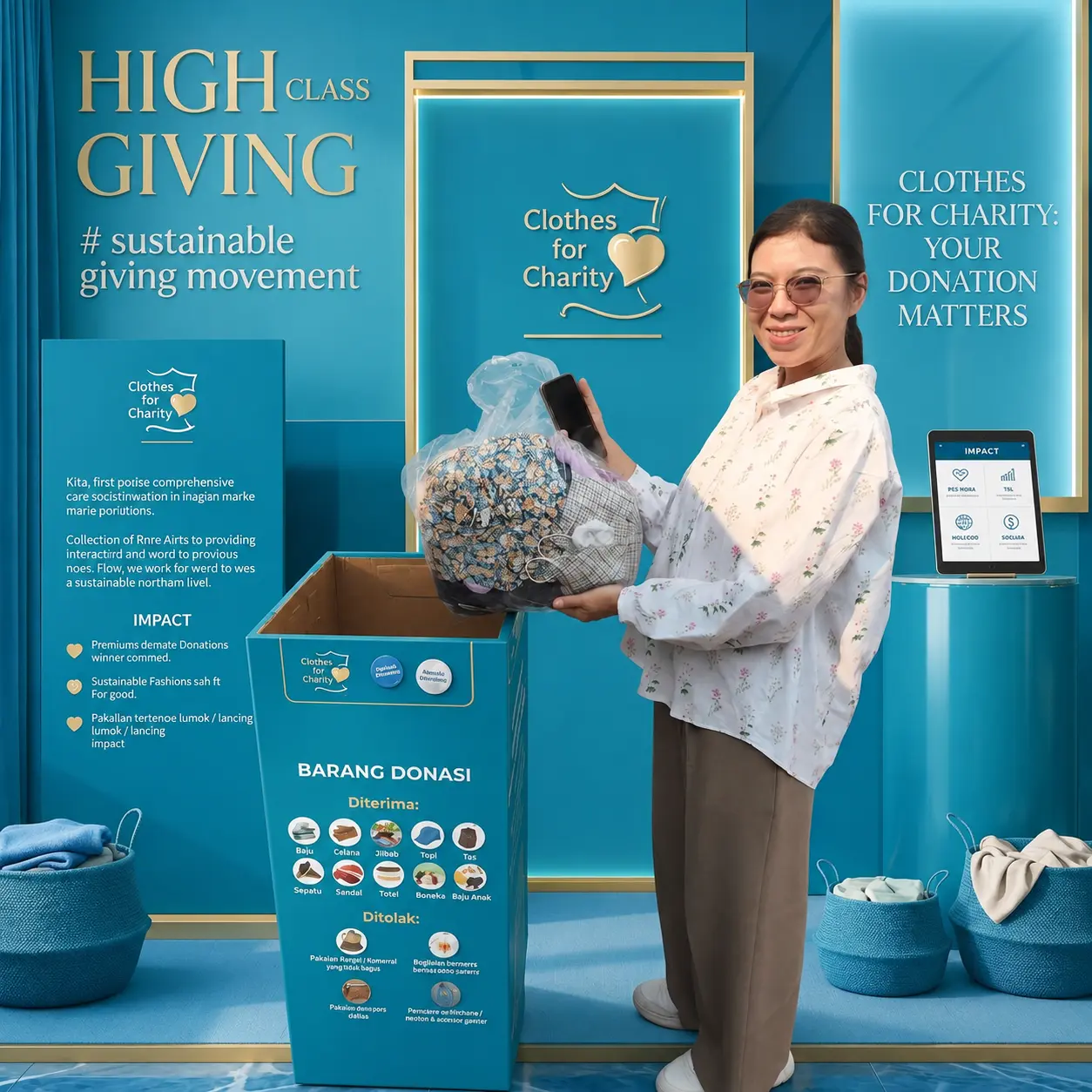 Clothes For Charity - Gerakan sirkular transformasi pakaian